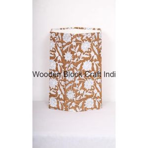 เปลี่ยนแปลงพื้นที่ของคุณด้วยถังขยะกระดาษแข็ง DIY ทำจากวัสดุผ้าฝ้ายพิมพ์ลายดอกไม้ สำหรับใช้ในบ้านและโรงพยาบาล - Product Image 3