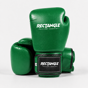 Customized Rectangle Boxing Sparring Gloves Cowhide Leather Hook Loop Closure Breathable Finger Slits Best Fighting Training - Product Image 1