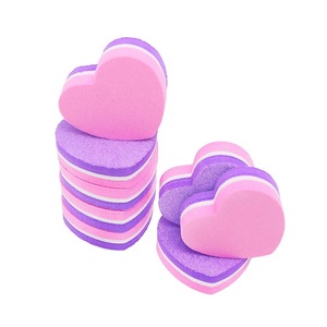 Mini lime à ongles en forme de cœur, réutilisable, double face, motif zèbre, grain 180, outil de soin des ongles, lot de 25 - Product Image 6