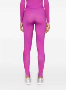 High Waist Full Length Breathable Seamless Eco-Friendly Spandex <b>Polyester</b> Knitted Stretchy Sporty Women's Activewear <b>Leggings</b> - Product Image 2