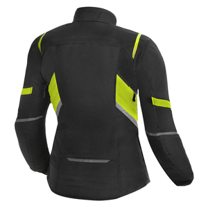 Blouson de moto Cordura pour femme, grande taille, nom de l'équipe de course, protection de niveau 2, protections en mousse réglables, vente en gros OEM - Product Image 3