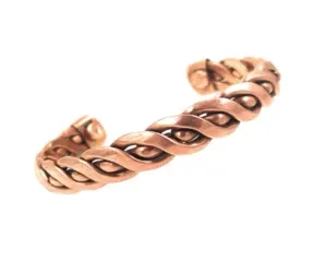 2022 <b>Copper</b> Bracelet Heavy Twisted <b>Bangle</b> Customizes Adjustable Custom <b>Men</b> Health Cuff for Arthritis and Rheumatic - Product Image 1