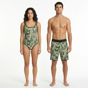 Quick Dry Recycled Polyester Custom Pattern <b>Men's</b> Surf Board Short Swim <b>Trunk</b> With Custom Logo Swimsuit <b>Men</b> - Product Image 3