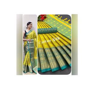 Nouveau lancement : Sari moderne en soie mercerisée avec chemisier de fête pour femme – Vêtements indiens et pakistanais toutes saisons - Product Image 1