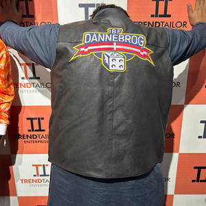 Chaleco de Motociclista de Cuero de Alta Calidad para Hombre, Nuevo Precio al por Mayor - Product Image 2