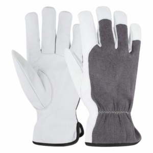 Gants en cuir de vachette grainé antidérapants haute performance, durables, avec poignet élastique, doux, confortables, résistants à la chaleur et sécuritaires - Product Image 1
