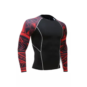 Conjunto de Camiseta Deportiva Transpirable de Manga Larga para Hombre, Diseño de Patrón Sólido Personalizable, para Gimnasio, Entrenamiento, Fitness y Running - Product Image 5