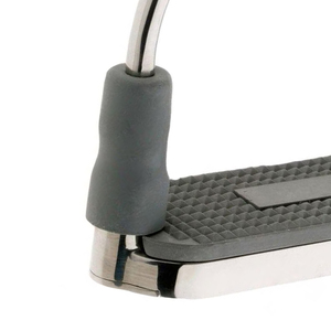 อานม้าสแตนเลสแบบใหม่ล่าสุด พร้อมวงแหวนยางและดีไซน์นิรภัยรูปนกยูงหลากสี - Product Image 5