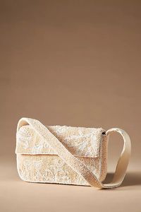 Sac à bandoulière artisanal en perles de rocaille blanc crème, motif Verres à Martini et Olives, Direct Usine, Plan de conception - Product Image 5