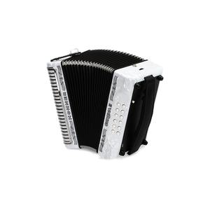 Nouvel accordéon à boutons Hohners Corona II Xtreme FBbEb authentique et original avec housse et sangles, noir jais - Product Image 5