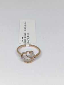 Elegante Anillo de Diamantes Chapado en Rodio de Oro Amarillo de 14K para Mujer, Certificado por IGI, Diseño Clásico, Joyería de Lujo para Boda, Color G-H - Product Image 3