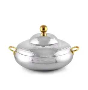 Olla térmica vertical de acero inoxidable con diseño estriado, cacerola aislada de boca ancha, calentador de alimentos, plato para buffet grande - Product Image 4