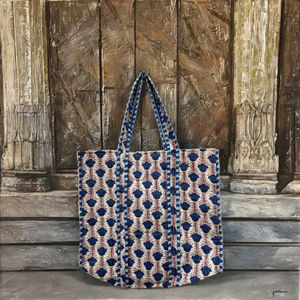 Women's Customized <b>Vintage</b> Patterned Cotton <b>Tote</b> <b>Bag</b> Multicolor Durable Zipper Fashionable <b>Bag</b> Lightweight Winter Summer <b>Bags</b> - Product Image 1