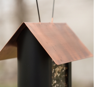 Premium Copper Roof Hanging <b>Bird</b> Feeder Rectangle Rustic Design Outdoor Use Garden Decor - Product Image 2