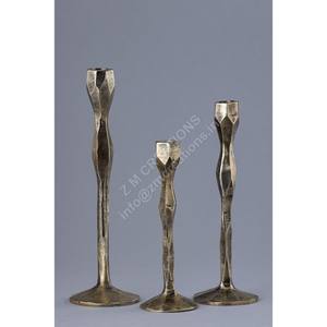 Support de bougie en métal de style moderne du milieu du siècle, chandelier décoratif pour mariage, Noël, festival, décoration de table - Product Image 2