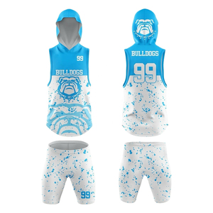 Uniforme de baloncesto personalizado para hombre, camiseta de entrenamiento de camuflaje y conjunto de pantalones cortos, ropa de equipo con logotipo impreso - Product Image 5