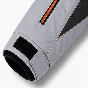 Men's Heavy Winter Parka <b>Jacket</b> with Adjustable Drawstring Hood, Thermal Lining, Durable Fabric and Stylish Casual Design - Product Image 5