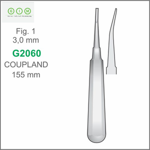 เครื่องมือถอนรากฟันปลายตรง ขนาด 2.0 มม. ทำจากเหล็กกล้าไร้สนิม 420 ด้ามจับแบบกลวง ยาว 140 มม. สามารถนึ่งฆ่าเชื้อและนำกลับมาใช้ใหม่ได้ - Product Image 3