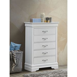 Glory Furniture Commode G6590-CH Lorana Coffre à champagne argenté - Product Image 4