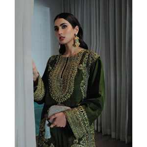 Conjuntos de diseñador para mujer Beautiful Top Plazzo Dupatta-Elegant Designer Wear - Product Image 2