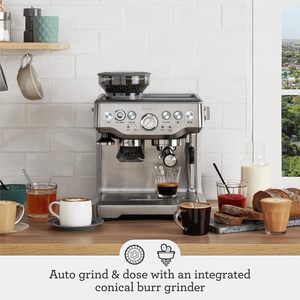 Authentic <b>Breville</b> Bes870Xl <b>Barista</b> <b>Express</b> Espresso Machine Silver - Product Image 4