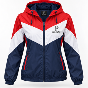 Wholesale Price Customized Logo <b>Women</b> <b>Windbreaker</b> Jacket New Fashionable Long Sleeve <b>Women</b> <b>Windbreaker</b> Jacket OEM - Product Image 4