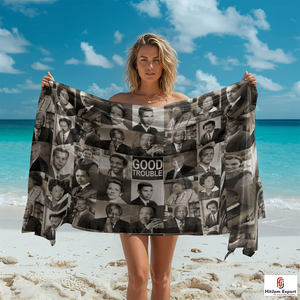 Custom Floral Polynesian Sarong Hawaiian Pareo Beach Wrap Lightweight Resort Wear OEM ODM Custom Fabric Manufacturer Service - Product Image 5
