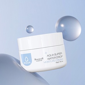 [ROOICELL] <b>Water</b> Drop Face Cream Korean Skincare Deep Hydration Moisture Lock 50g Aqua Super Waterdrop Moisture Cream - Product Image 3