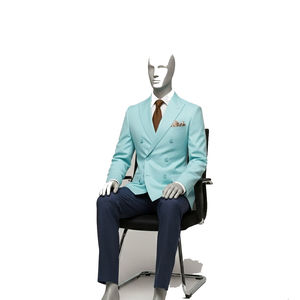 Traje de Hombre para Primavera y Otoño, Traje de Dos Piezas para el Trabajo, Elegante y Ajustado, Ropa para Ocasiones de Negocios - Product Image 1