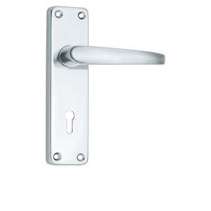 Poignée de porte à levier rectangulaire en acier inoxydable de style industriel moderne pour les portes intérieures/extérieures de cuisine, chambre, salle de bain et salon - Product Image 5