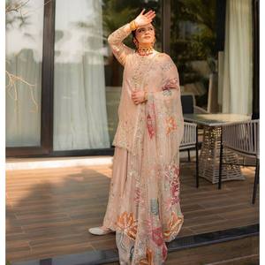 Salwar Kameez de Seda para Fiesta, Talla XL, Top y Pantalón con Dupatta, Elegante y con Estilo - Product Image 4