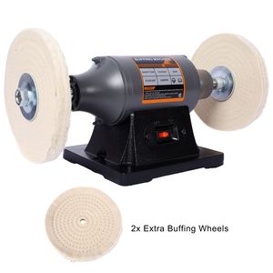 Lucidatrice Elettrica da Banco da 8 Pollici con 4 Ruote Lucidanti Spesse 80 Strati, Macchina per Lucidatura Metalli - Product Image 2