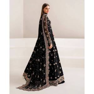 Vestido de Fiesta XL con Dupatta y Bordado de Lentejuelas, Conjunto Elegante para Ocasiones Especiales - Product Image 5