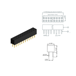 Connecteur femelle personnalisé de 2,0 mm pour la robotique - Product Image 4