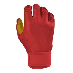 ELIXE SPORTS Gants de frappe en cuir rouge rembourrés avec fermeture auto-agrippante unisexe pour adulte, entraînement, ambidextres, flexibles et respirants - Product Image 3