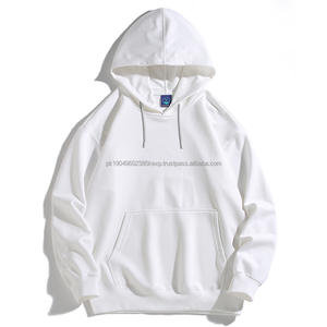 Pull personnalisé pour homme, automne et hiver, pull lourd personnalisé, sweat-shirt uni pour homme, logo imprimé - Product Image 4