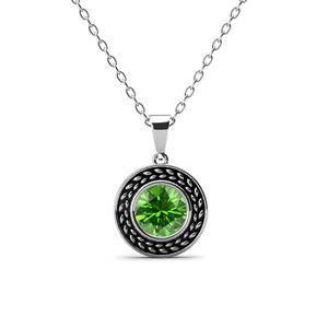 Collier pendentif avec pierre <span class=keywords><strong>de</strong></span> <span class=keywords><strong>naissance</strong></span> <span class=keywords><strong>de</strong></span> 12 mois orné <span class=keywords><strong>de</strong></span> cristaux Swarovski, bijoux fantaisie colorés pour femme, bijoux du destin - Product Image 5