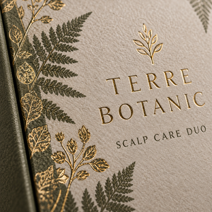 Caja de Empaque Magnética Estilo Libro Personalizada para el Duo de Cuidado del Cuero Cabelludo TERRE - Product Image 3