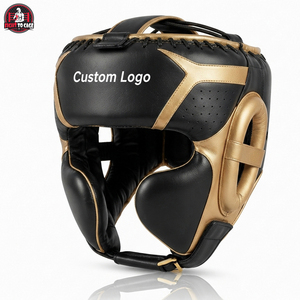 Casque de boxe d'entraînement de qualité supérieure en cuir PU, sangles réglables, mousse absorbant les chocs, protège-dents confortable à grande ouverture - Product Image 4