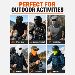 Balaclava d'été sous-casque pour moto, respirant, fin, masque intégral, anti-humidité, rafraîchissant, pour le sport - Product Image 6