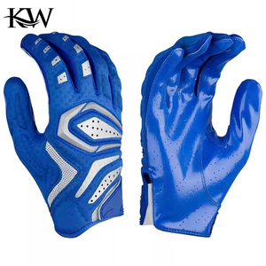 High Quality Wholesale Best Price American Football <b>Gloves</b> Lightweight Sticky Palm Waterproof UV Protection Unisex Customizable - Product Image 4