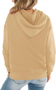 Sudadera con Capucha Personalizada de Primera Calidad al por Mayor, Sudadera de Algodón con Logotipo Personalizado para Mujer - Product Image 2