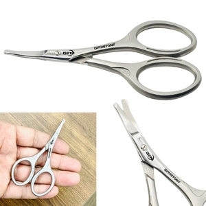 Tijeras Curvas para Cutículas de Acero Inoxidable, Duraderas y Reutilizables, para Manicura, Pedicura, Cuidado del Bigote, Corte de Uñas de Bebé - Product Image 4