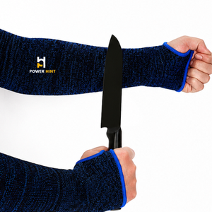 Protector de Brazo Resistente a Cortes y Seguro, Funda Protectora Textil Azul para Manipulación de Cuchillos, Uso en Todas las Estaciones - Product Image 1