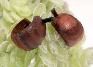 17.5 cm Wooden Small Hoop <b>Earrings</b> Brown Handmade Gothic <b>Earrings</b> Tribal Wooden Hoop <b>Earrings</b> <b>for</b> Women and <b>Men</b> - Product Image 2