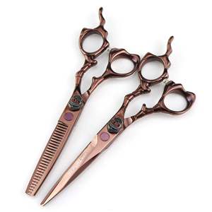 Ciseaux de coiffure 6'' en acier inoxydable JP, ensemble de ciseaux de barbier professionnels pour la coupe de cheveux, avec sac inclus - Product Image 6