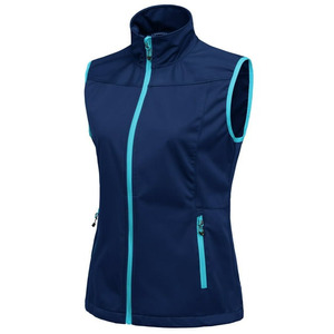 Chaleco Asimétrico para Mujer, con Cierre de Cremallera, Softshell, Ajuste Moderno, Deportivo, Nuevo - Product Image 1