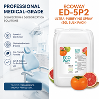 ECOWAY ED-5P2 Hoogwaardige Antimicrobiële & Antivirale Geurneutralisator 20L Bulkverpakking Fruitextract Langdurige Geurverwijderaar