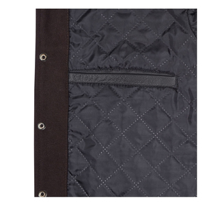 Wholesale 2025 <b>Winter</b> Outdoor Men's Varsity <b>Jackets</b> Custom Logo Embroidery Plus Size Oversize Fleece Fabric OEM Stand Front - Product Image 6