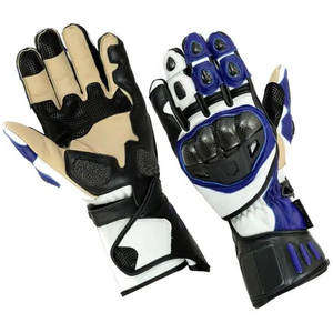 Guantes de Motocicleta de Cuero Personalizados, con Pantalla Táctil, Transpirables, de Dedo Completo, para Motocross, Deportes al Aire Libre, Ligeros, con Protección UV - Product Image 5